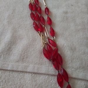 Long wrap around necklace